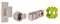 Polished Chrome Smart Jigtech 45mm Backset Passage Latch - Standard Function