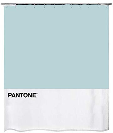 balvi Duschvorhang Pantone Blau Farbe wasserdicht Duschvorhang und Bad, moderner und origineller Stil