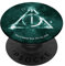 PopSocket : PopGrip Harry Potter Deathly Hallows Logo PopSockets Ausziehbarer Sockel und Griff für Handys/Tablets mit Tauschbarem Top