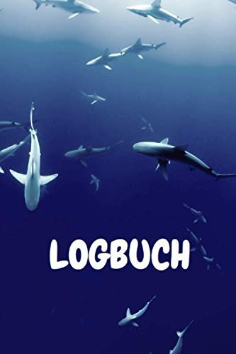 Premium Taucher Logbuch für Taucher Dive Log: Tauchbuch Gerätetauchen Scuba Diving Nitrox Tauchausrüstung Platz für 220 Tauchgänge Tauchausbildung Brevet (6x9) Haie Unterwasser Schnorcheln