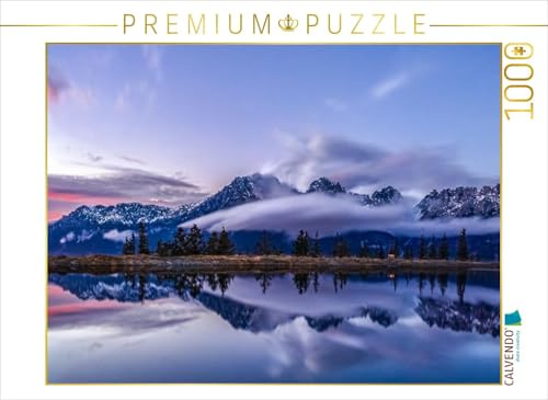 CALVENDO Puzzle Dramatischer Sonnenuntergang am Speichersee | 1000 Teile Lege-Größe 64 x 48 cm Foto-Puzzle für glückliche Stunden