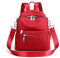 Damen Mini Rucksack börse Mode Leicht Rucksack Daypack Kleine Umhängetasche - Rot - Small