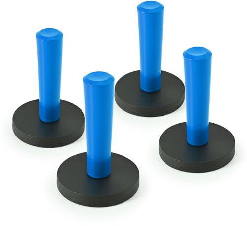 EHDIS 4 Stück Auto Montagemagnet Verpackungs Gripper Magnethalter, Folierungs Werkzeug für Car Wrapping, Auto Folierung, Blau
