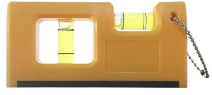 Magnetic Level, Magnetic Torpedo Level and Ruler, Spirit Level Metal Keychain Hook Portable Magnetic Mini Spirit Levels Keychain