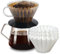 Kalita Wave 185 Filtre,100 Pièces,Jetables en Papier Filtre à Café,pour 2-5 Personnes & Tasses,Adapté à Kalita Wave Pour Over Coffee Dripper Série 185