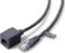 rhinocables CAT 5 Ethernet RJ45 Extension Cable CAT5e LAN Gigabit Network Internet Extender Male to Female Patch Cord Connector (Pack of 3, 3m)