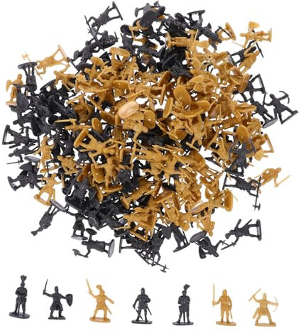TOYANDONA 200 Stück Kleiner Soldatenfiguren Für Kinder Realistische Spielzeugsoldaten Aus Robustem Kunststoff Für Sandkasten Dekoration Miniatur Personen Für Szenen Und
