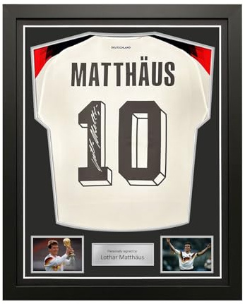 Lothar Matthäus Signed Germany 2024 Football Shirt. Standard Frame