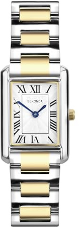 Sekonda Colette Womens Analogue Watch 22mm dial Two Tone Alloy Strap