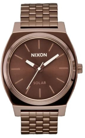 Nixon Herren Analog Uhr mit Edelstahl Armband A1369-5243-00