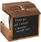 Boîte de suggestion, boîtes de dons pour la collecte de fonds - Boîte de commentaires | Boîte aux lettres Vintage en bois verrouillé en bois avec panneau Vault avec tableau noir pour l'église de colle