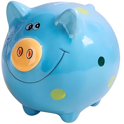 Big Piggy Bank, Keramik -Schweinelufe, Geld und Münze mit großer Kapazität, süß für Kinder, Jungen, Mädchen, Kindergarten, Geburtstagsgeschenk