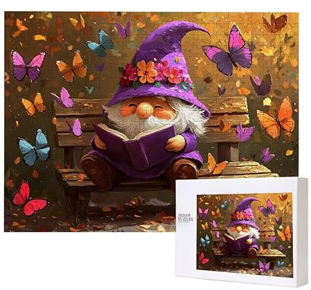 Jigsaw Puzzles for Adults 2000 piece Jigsaw Puzzles Dwarf Butterfly Creative Puzzle for Adults Family Educational Games Home Decoration Festival Gifts DIY Puzzle Wall Decoration P-800
