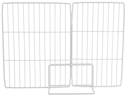 DOITOOL Gefrierschrank-Trennwand Aus Eisen Drahtregal-Trennwand Kühlschrank-Trennwand Gefrierschrank-Organizer Aus Metall 15 33 X 11 40 X 3 93 Zoll Weiß