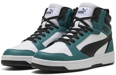 PUMA Erwachsene Rebound Sneakers 38, Emerald Ice Black White Green