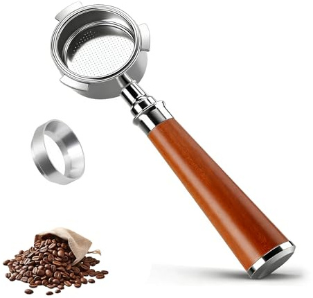 Zjyufy Porte-Filtre sans Fond 51 Mm Compatible DeLonghi Dedica