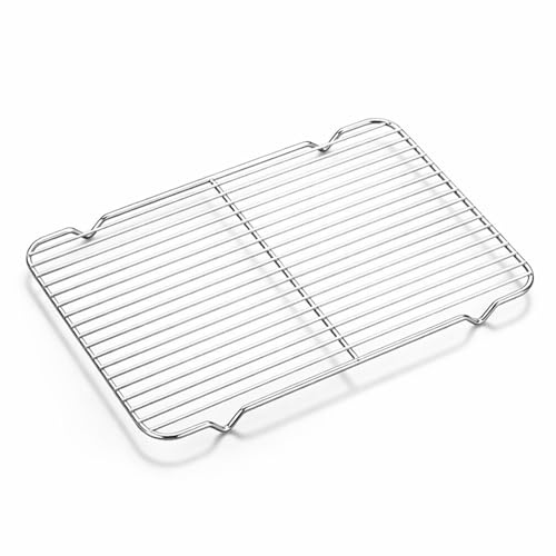 Small Stainless Steel Cooling Rack for Baking, Wire Cooling Rack for Oven & Baking Tray, Cake and Cookie Rack, Roasting Rack for Meat, Dishwasher Safe