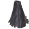 Schaltsack Schaltmanschette schwarz echtes Leder