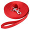 Schleppleine für Hunde, 3m /5m /10m /15m /20m /33m Nylon Hundeleine mit Robuste & Wetterfeste, Trainingsleine mit D-Karabiner und Griffpolster für Große bis Kleine Hunde (15m, Red)