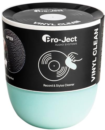 Pro-Ject Vinyl Clean Schallplattenreiniger & Tonabnehmer-Pflege für Hi-Fi | High-Tech Trockenreinigung zur Schmutzentfernung, rückstandsfrei & wiederverwendbar, natürliche Basis für besseren Klang