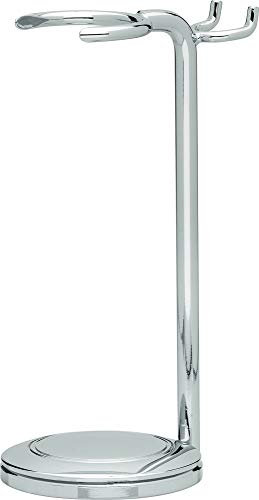 Halter für Rasierset, Metall 1 Stk., silberfarben