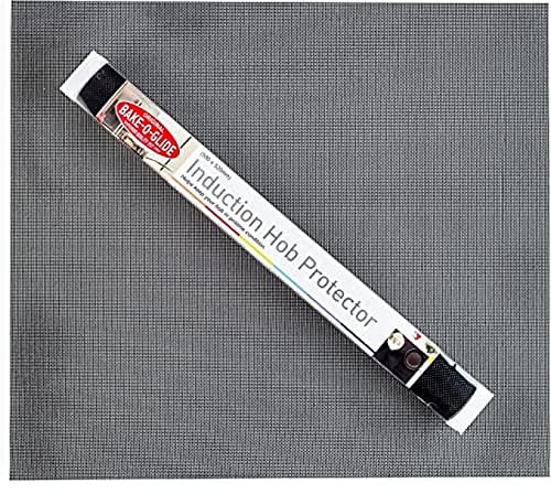 Bake-O-Glide Induction Hob Protector Standard (4 Ring), 590 x 520mm, Black