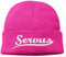 tshirtladen #Servus Mütze Strickmütze Wintermütze Unisex schwarz Logo gestickt (Pink)