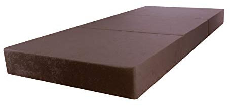 Stillerbursch® Klappmatratze Studio 15cm | Gästematratze Faltmatratze Notbett | Mikrofaser | Made in Germany | Ökotex 100 | 3-teilige Faltmatratze | Abnehmbarer Bezug | 70x195