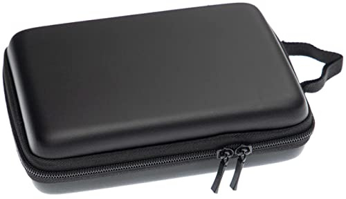 vhbw custodia compatibile con Nintendo 2DS console di gioco - case + laccetto con moschettone, nero