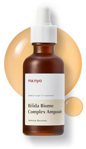 ma:nyo Bifida Biome Complex Ampulle Koreanische Hautpflege, Serum, verjüngende Gesichtshaut, mit 10 Arten von Hyaluronsäure, Niacinamid für Frauen und Männer 1,7 fl oz (50 ml)