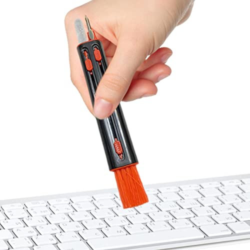 JINGLING Tastatur-Reinigungsset | -Kopfhörer-Tastatur-Elektronik-Reiniger-Tool-Kit - Einziehbares Reinigungswerkzeug-Set mit mechanischer Tastatur-Reinigungsbürste für das Ohrhörer-Ladegerät