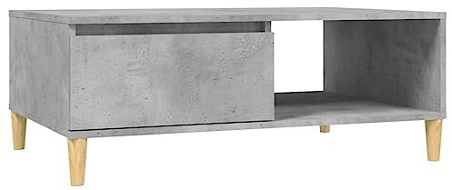 vidaXL Tavolino da Salotto Grigio Cemento 90x60x35cm Legno Multistrato