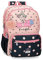 Enso Friends Together Schulrucksack mit doppeltem Fach, anpassbar, Rosa, 32 x 44 x 17 cm, Polyester 23,94 l, Rosa, Schulrucksack mit Zwei Fächern, anpassbar an den Trolley