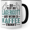 Tasse Lagerist Staplerfahrer Geschenk Gabelstaplerfahrer Kaffee-Tasse Humor Kaffeebecher Lagerarbeiter Geschenkidee Lagerlogistiker Kaffeetasse (Weiß/Schwarz)