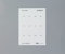 pen & pages® Tab Sticker ''Monate'' - Monats-Register zum Ankleben (transparent/schwarz)