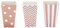JYCRA 36 PCS Large Capacity Popcorn Paper Boxes,Portable Top Opening Popcorn Cups for Wedding Party Home(Rose Gold)