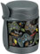 10oz Soup Thermo for Hot Food Kids, Insulated Lunch Container With Spoon, Leak Proof Stainless Steel Wide Mouth Jar for School (Black-Game Console)