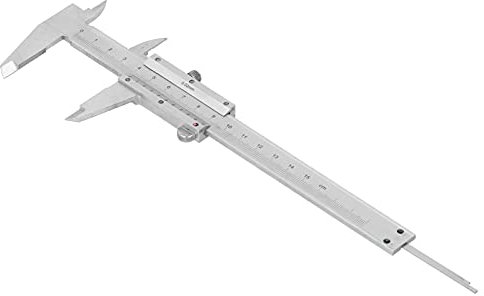 Nonius-Skalen-Lineal-Werkzeug, 0,02 Mm Stahl-Messschieber, Vierfach-Messschieber, Hohe Industriequalität, Messschieber aus Stahl (0-150mm)