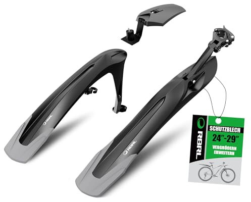 RBRL Fahrrad Schutzblech für Mountainbikes, Universal 24-29 Zoll Mudguard, Schnelle Demontage, Winkelverstellbarer Fahrrad Schutzblech