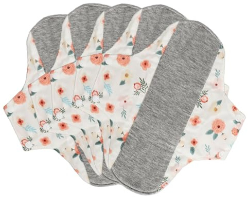 Compresas menstruales reutilizables, alta absorción, algodón suave