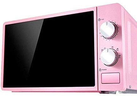 Horno de microondas de 20 litros, 800 vatios, horno de microondas en solitario con modificación de la función, 6 ajustes de alimentación, temporizador de 0-30 min, cocinero expreso de un toque