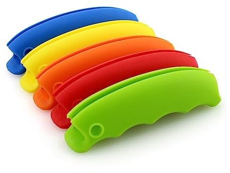 Garneck 2 Stk Einkaufstüte Tragegriff Griff Für Einkaufstasche One-trip-grip-bag-halter Tragegriff Für Plastiktüte One-trip-griff Tasche Halter Silikon-halter Einkaufen Auszieher Einweg