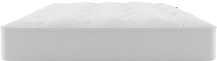 HYPNIA - Surmatelas Housse Nuage Blanc |100% Satin de Coton 120 Fils/cm²|Ganissage Extra Moelleux| Forme Drap-Housse|Lavable|Épaisseur 10cm Bonnet 30cm (90x190cm)