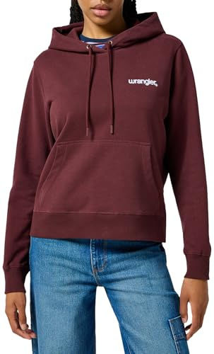 Wrangler Regular Hoodie Kapuzen-Sweatshirt für Damen