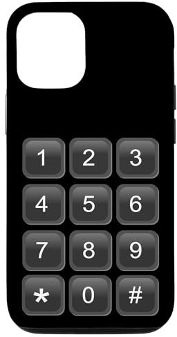 iPhone 13 NUMERIC KEYPAD PHONE NUMBER SECURITY CODE PIN PAD COSTUME Case
