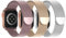 STEEZRD 3 Stück Metall Edelstahl Kompatibel mit Apple Watch Armband 38mm 40mm 41mm 42mm 44mm 45mm 49mm Damen Herren, Einstellbar Magnetisch Armbänder für iWatch Series SE Ultra 9 8 7 6 5 4 3 2 1