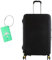 Shengxi Koffer Schutzhülle, Elastisch Kofferhülle Reise Kofferschutzhülle Waschbar Kofferschutzhülle 18-32 Zoll Kofferbezug Gepäck Cover Luggage Cover mit 1 Gepäckanhänger (M:22-24 Inches)