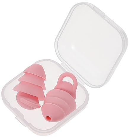 HAWILLOSCH Bouchons Doreilles Pour Dormir Matériau Disolation Phonique Ronflement Natation Bain Facile À Transporter Paquet De 1 Paire