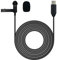 SPTSSWET Type C Lavalier Microphone Compatible with iPhone 15 15 Pro Max Android iPad 10 iPad Pro iPad Air 5 4 Computers for Vlogging, Interviews, YouTube, TikTok, Live Streaming,9.8ft