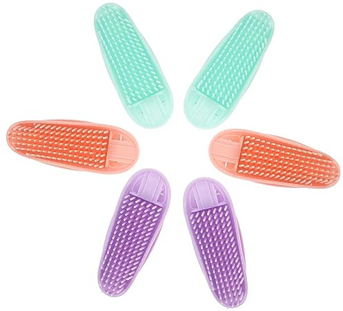 Healeved 6pcs Root Clips for Curly Hair Hair Rollers for Women Volumizing Products Bang Roller Jaw Clamps Styling Accessories